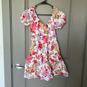 Colorful summer Jessica Simpson dress